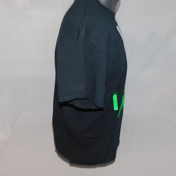 I POOPED TODAY Excited Stick Figure Black Graphic T Shirt Mens L - Picture 3 of 5